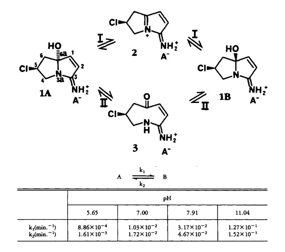 Interconversion of Clazamycins.